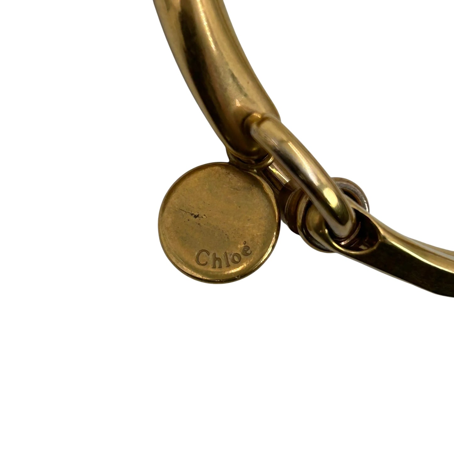 Chloé Nile Small Bracelet Bag Leather Handbag/Shoulder Bag - Beige 