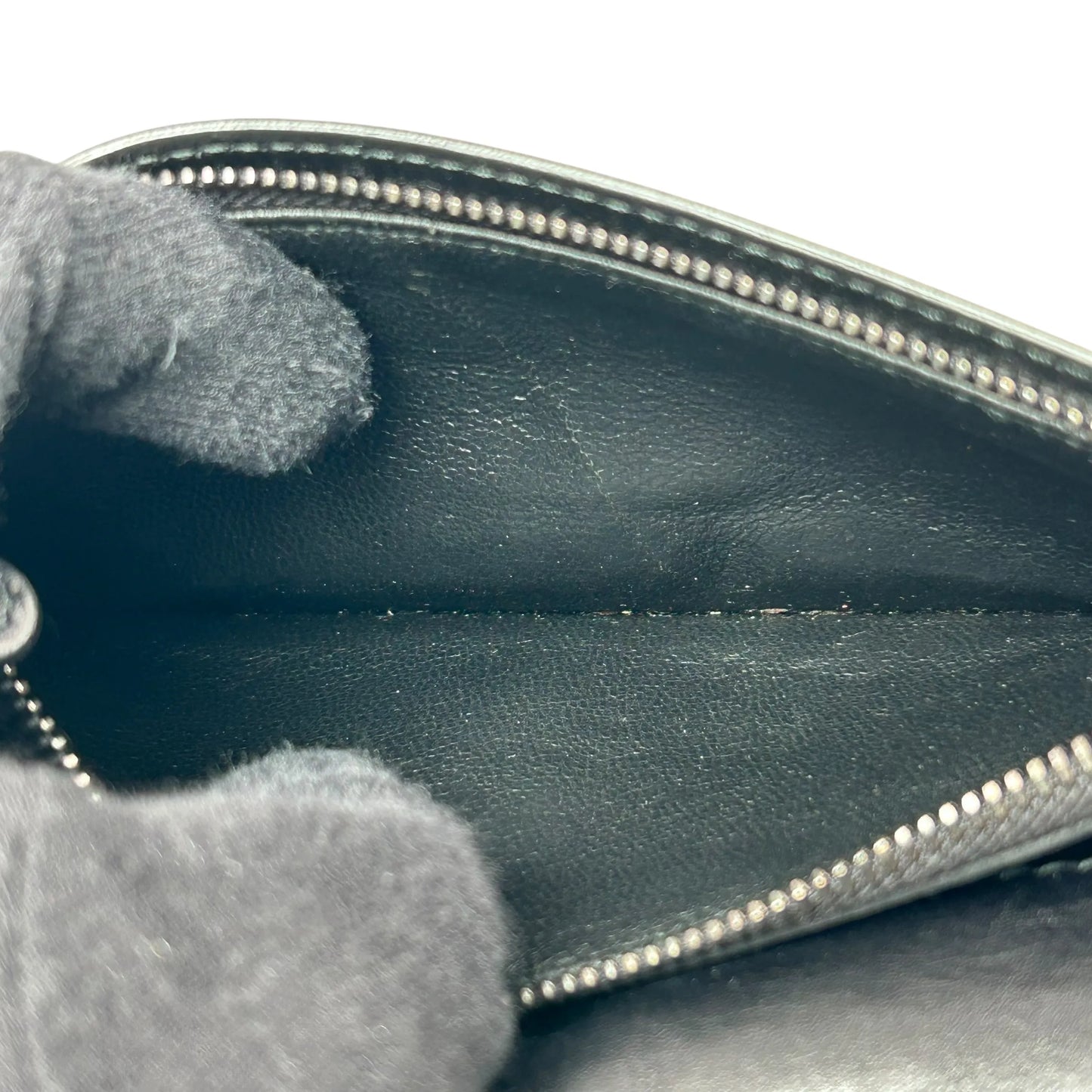 BOTTEGA VENETA Intrecciato Leather Bi-fold Long Wallet - Black 