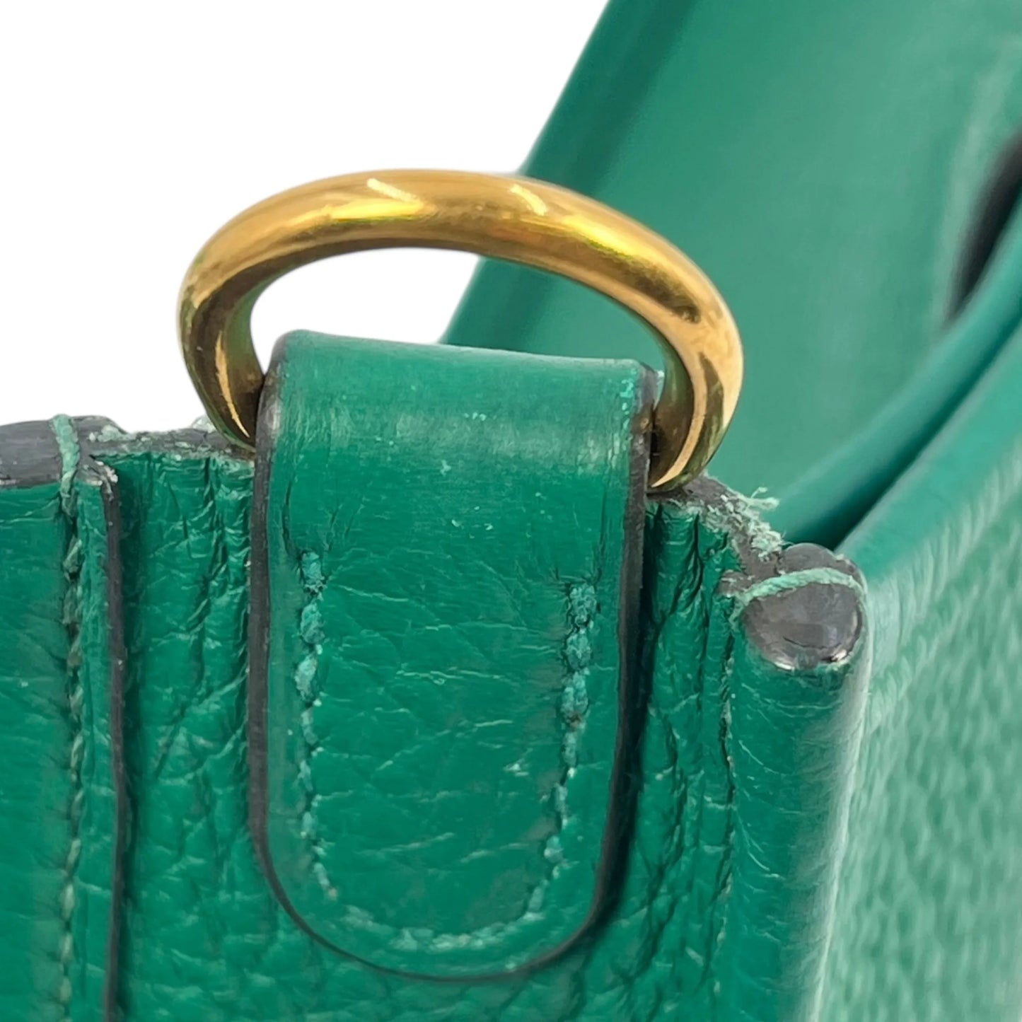 Hermès Evelyn TPM Taurillon Clemence C Stamp (2018) Shoulder Bag - Green 
