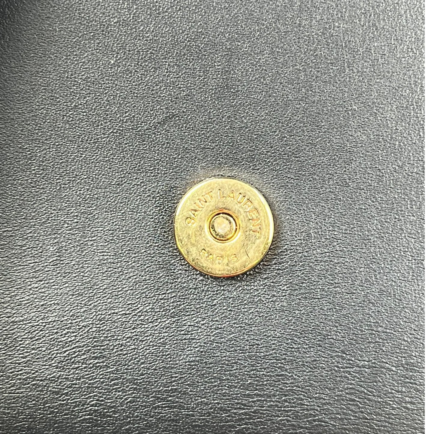 Saint Laurent Kate Tassel Medium Leather Chain Shoulder Bag - Black 