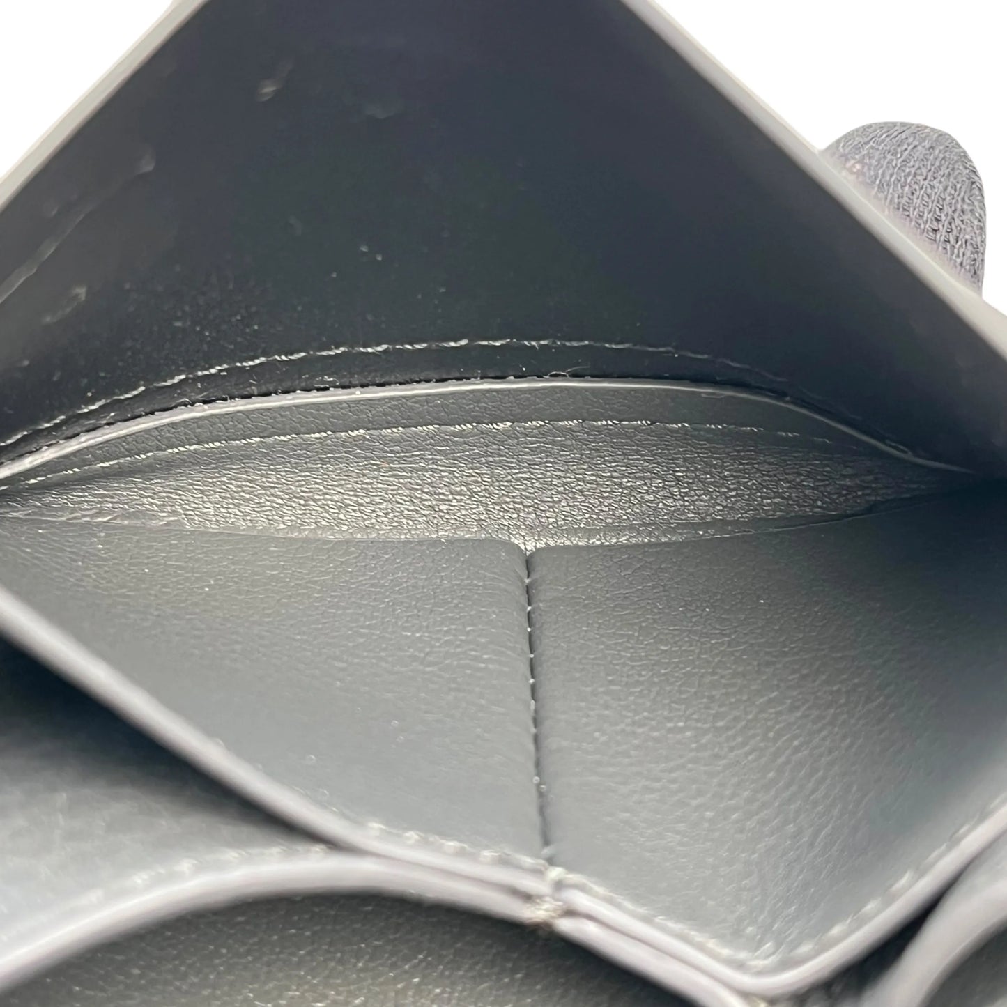 Cartier Leather Card Case - Grey 