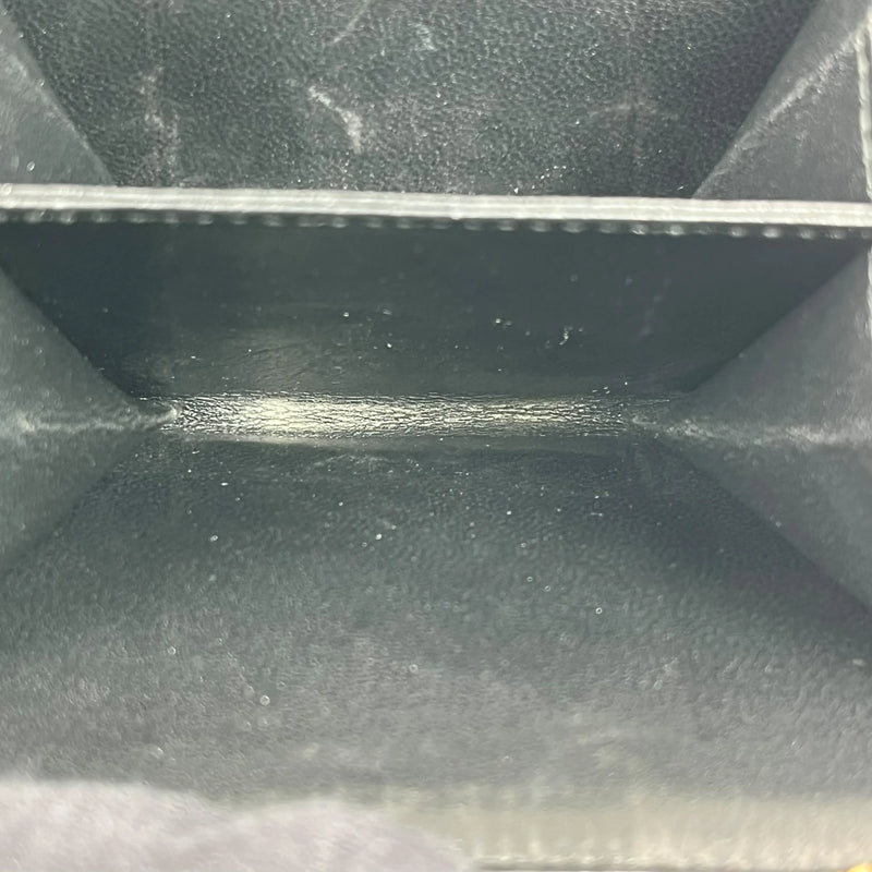 Saint Laurent ジップアラウンドウォレット レザー 二つ折り財布 コンパクトウォレット - ブラック