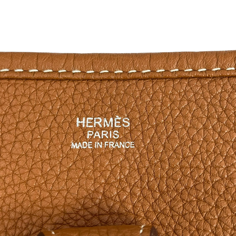 Hermès Evelyn III PM Taurillon Clemence Leather Shoulder Bag with M Stamp (2009) - Brown 
