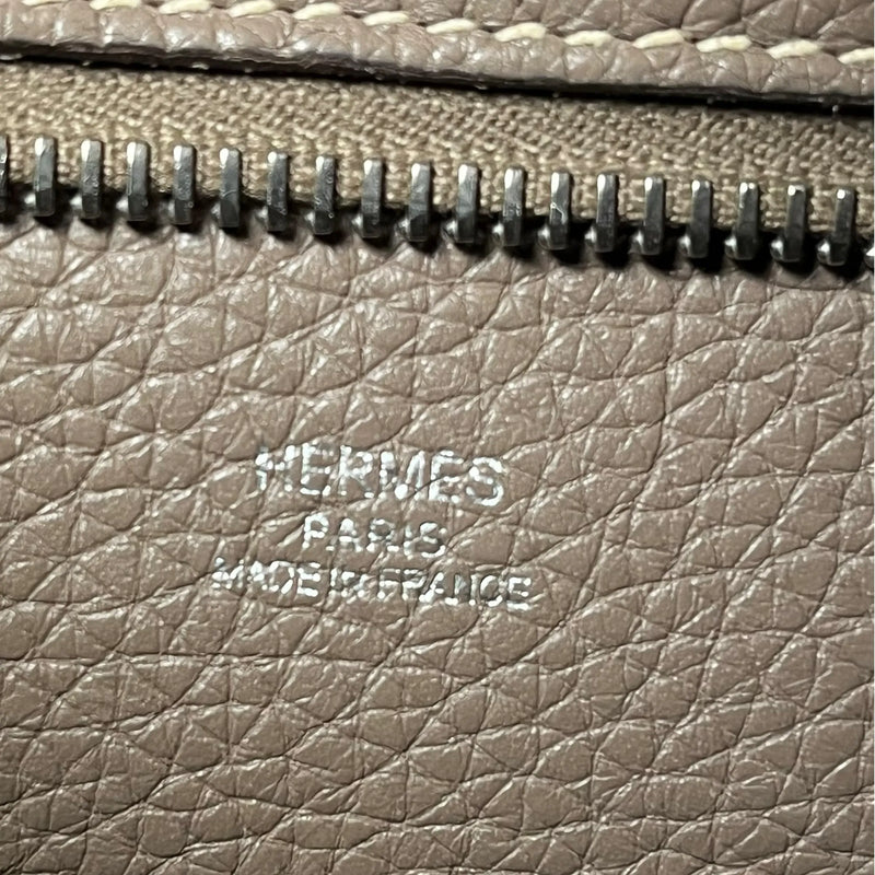 Hermès Good News PM Taurillon Clemence Leather Shoulder Bag with L Stamp (2008) - Beige 