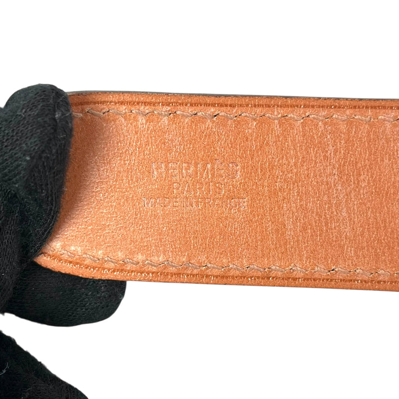 Hermès エトリヴィエール 32 レザー □F刻印（2002年製）ベルト - ブラック