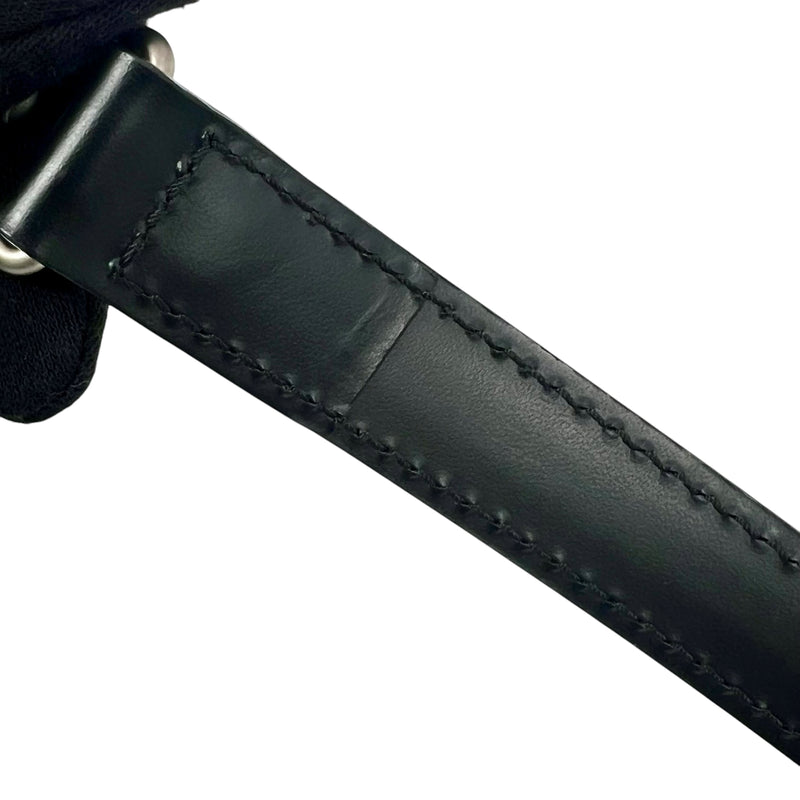 Louis Vuitton Black Leather Strap - Black - 09769 