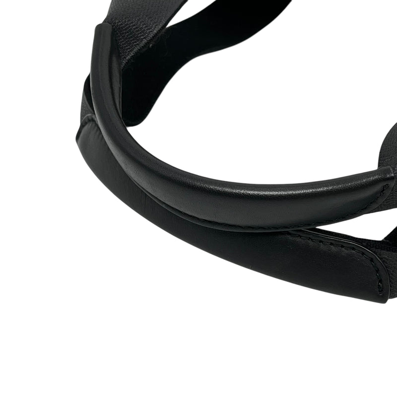 BALENCIAGA Canvas Navy Tote Bag - Cream x Black 