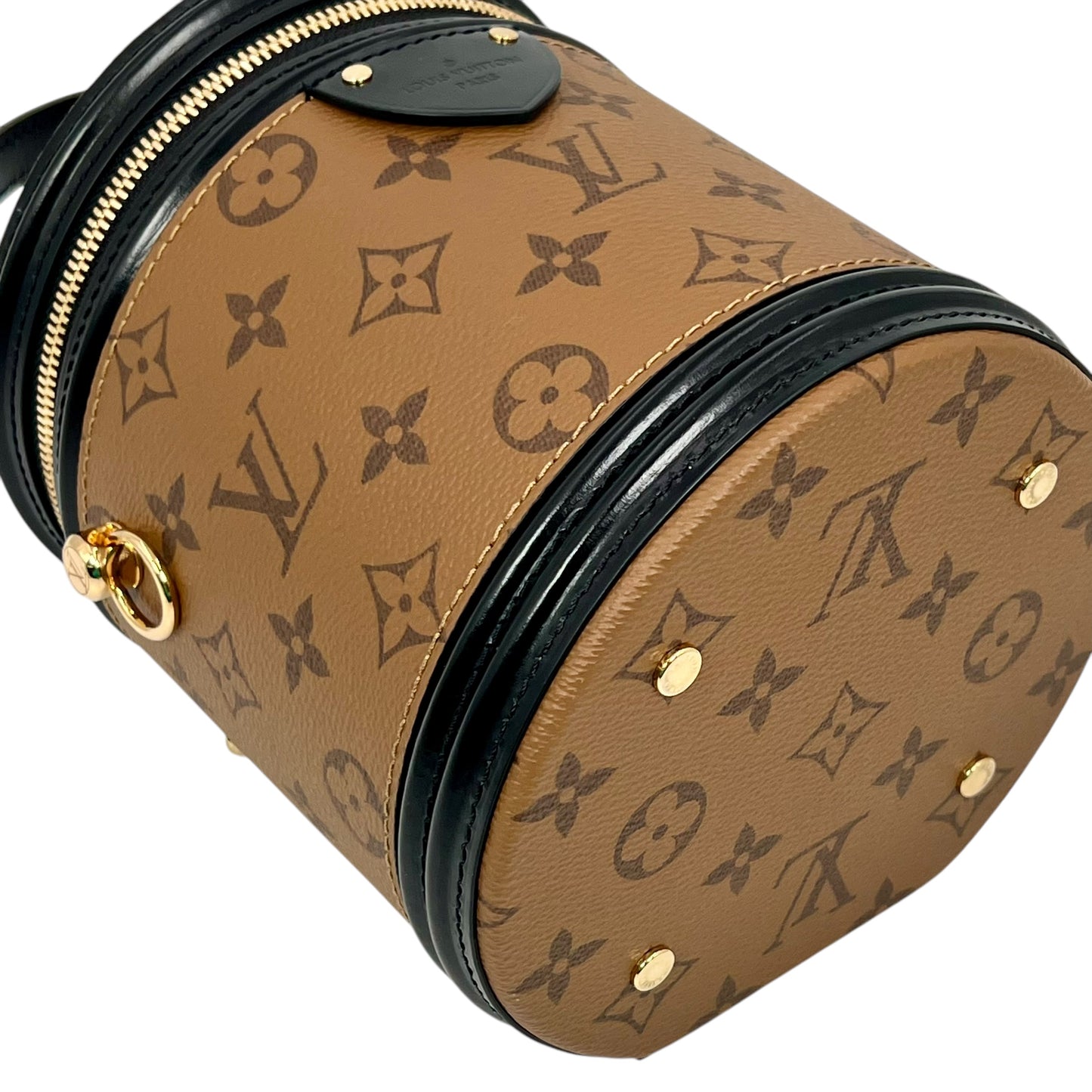 Louis Vuitton モノグラム キャンバス リバース カンヌ ハンドバッグ - ブラウン