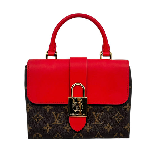 Louis Vuitton モノグラム ロッキー BB ハンドバッグ ショルダーバッグ - ブラウン × レッド