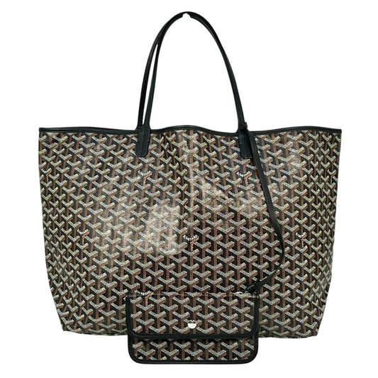 GOYARD Saint Louis GM Tote Bag - Black x Multicolor 