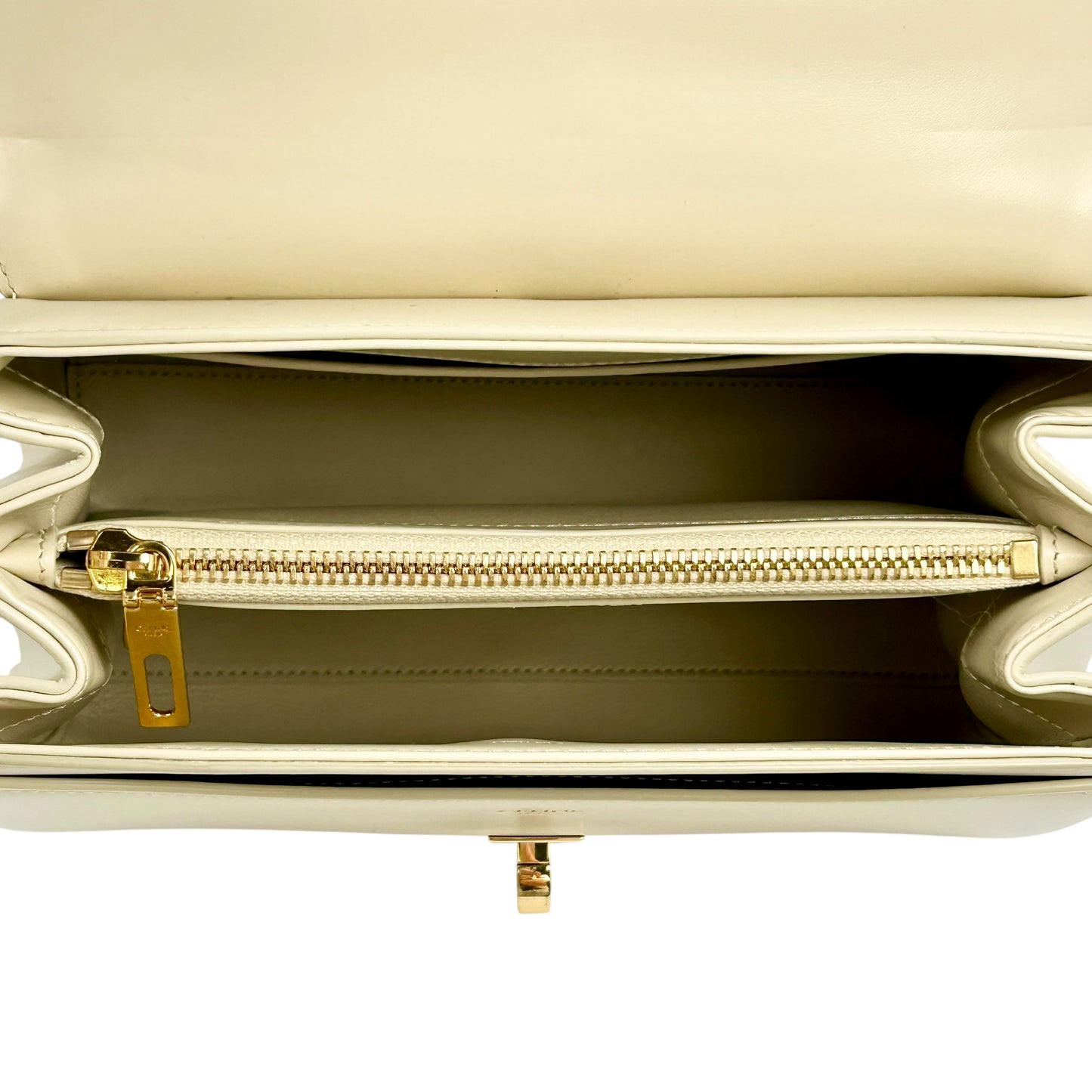 CELINE 16 Small Handbag/Shoulder Bag - Cream 