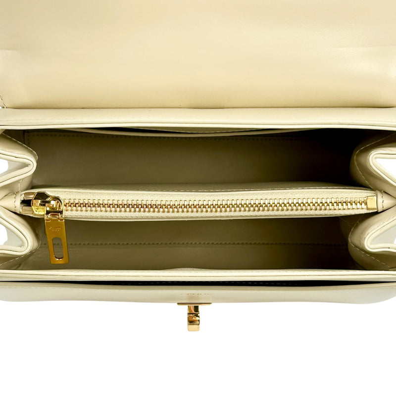 CELINE 16 Small Handbag/Shoulder Bag - Cream 