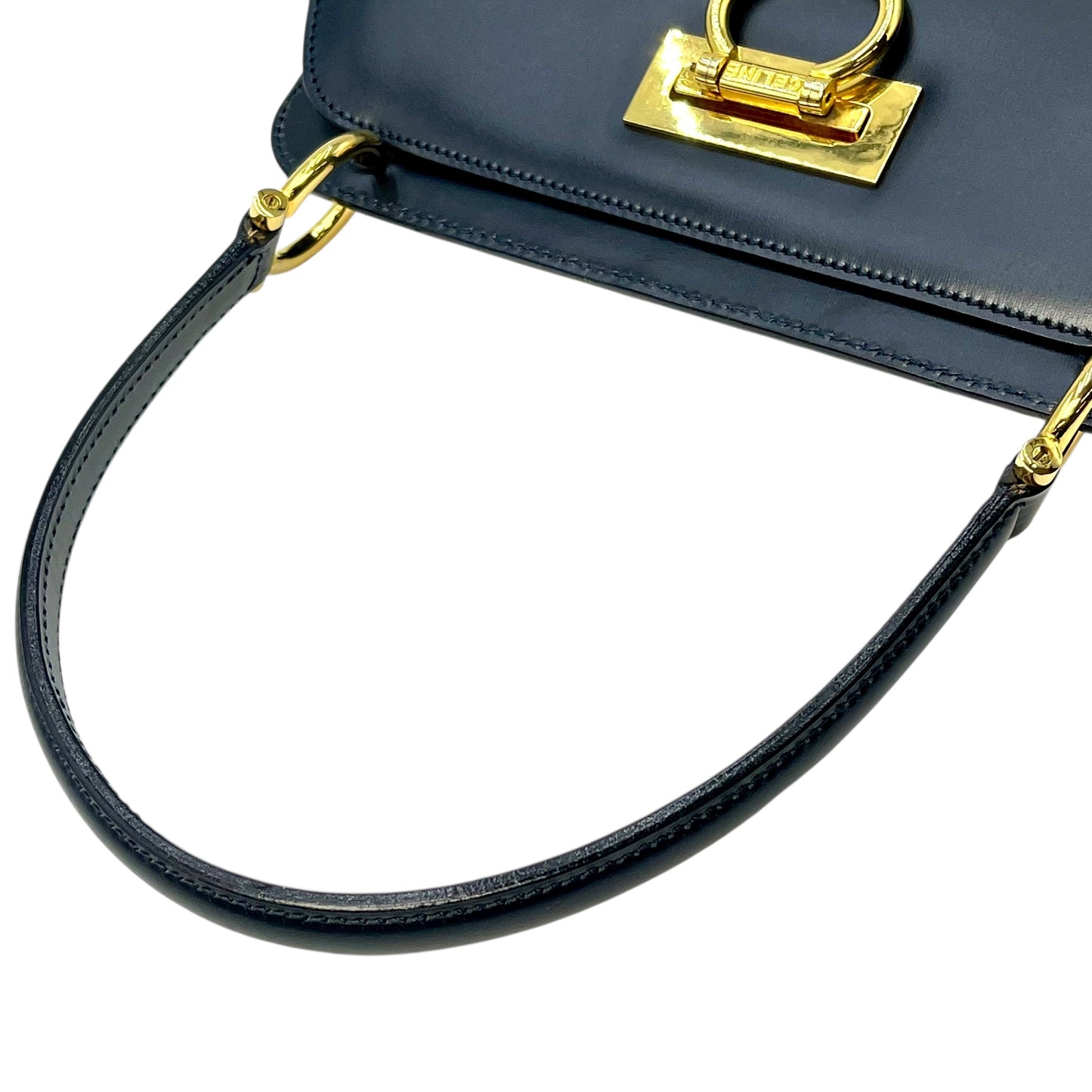 CELINE Double Face Handbag - Navy 