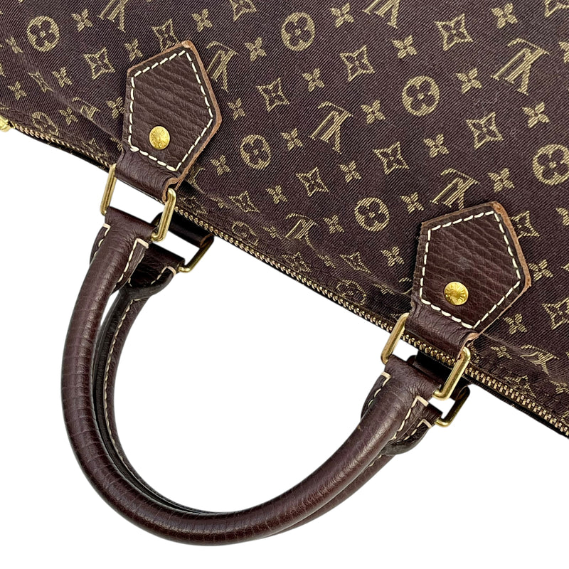 Louis Vuitton Mini Run Speedy 30 Handbag - Dark Brown 