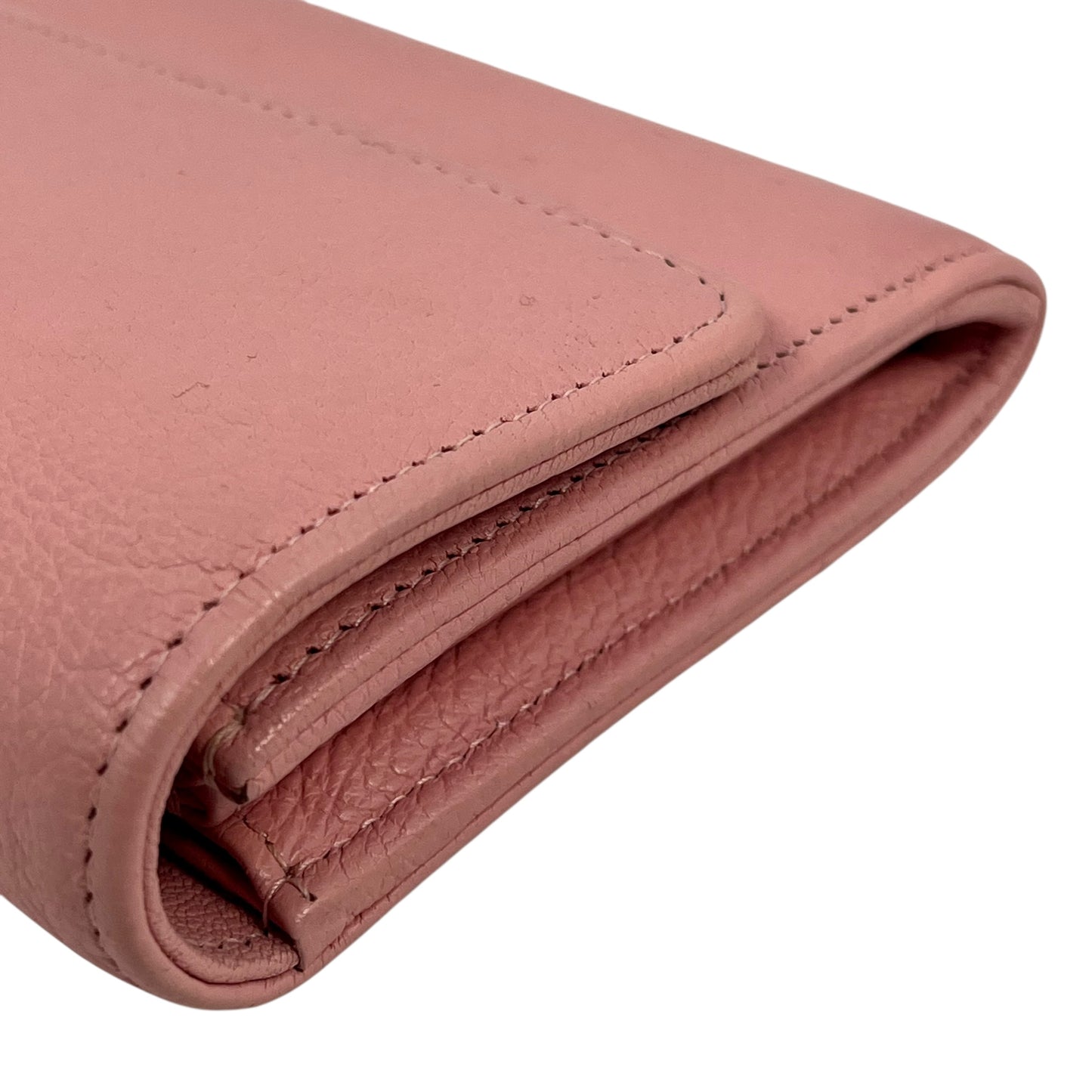 CHANEL キャビアスキン 長財布 ロングウォレット - ピンク