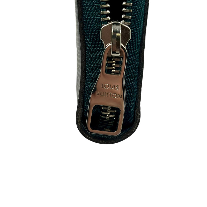 Louis Vuitton Epi Zippy Organizer Long Wallet - Blue Black 