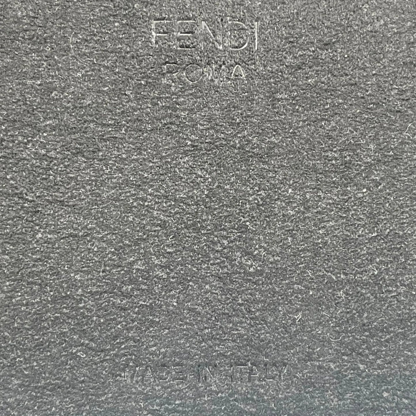 FENDI Mesh Technical Knit Baguette Chain Shoulder Bag - Black 