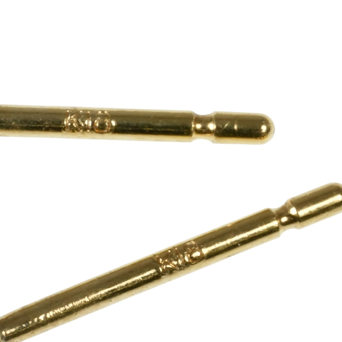 Diamond Heart Earrings - 18KYG - 06796 