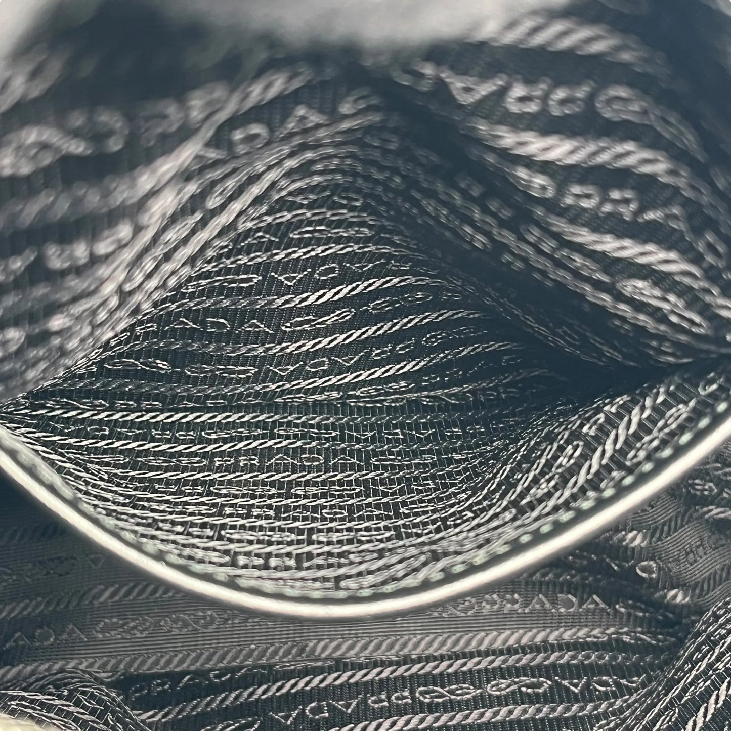 PRADA Diagram Leather Backpack - Black 