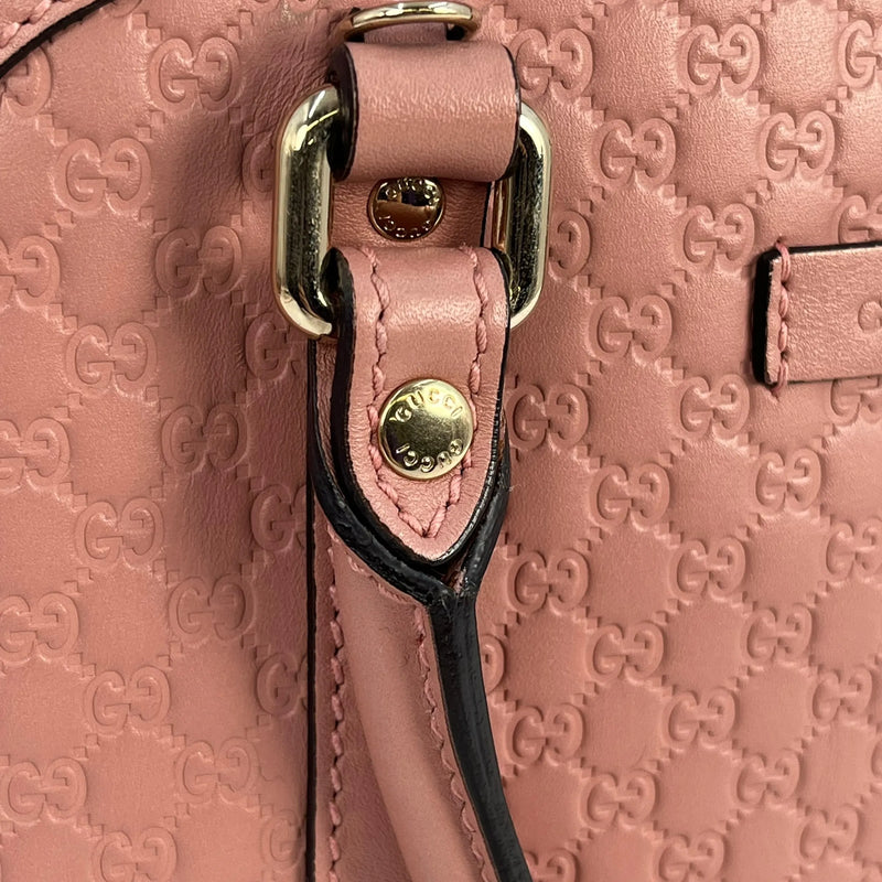 GUCCI Micro Guccissima Dome Handbag/Shoulder Bag - Pink 