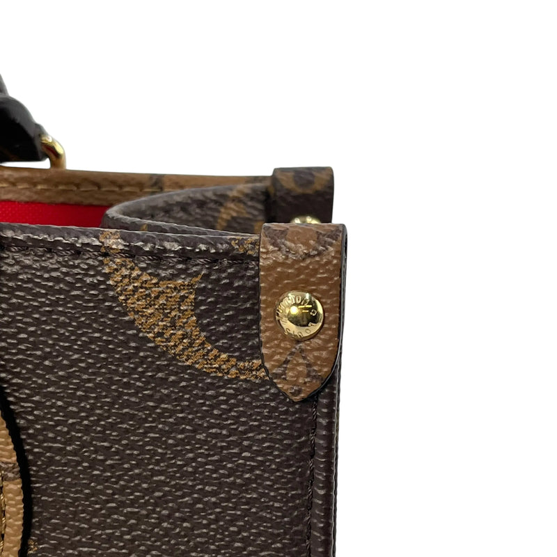 Louis Vuitton On the Go PM Handbag/Shoulder Bag - Brown - 34101 