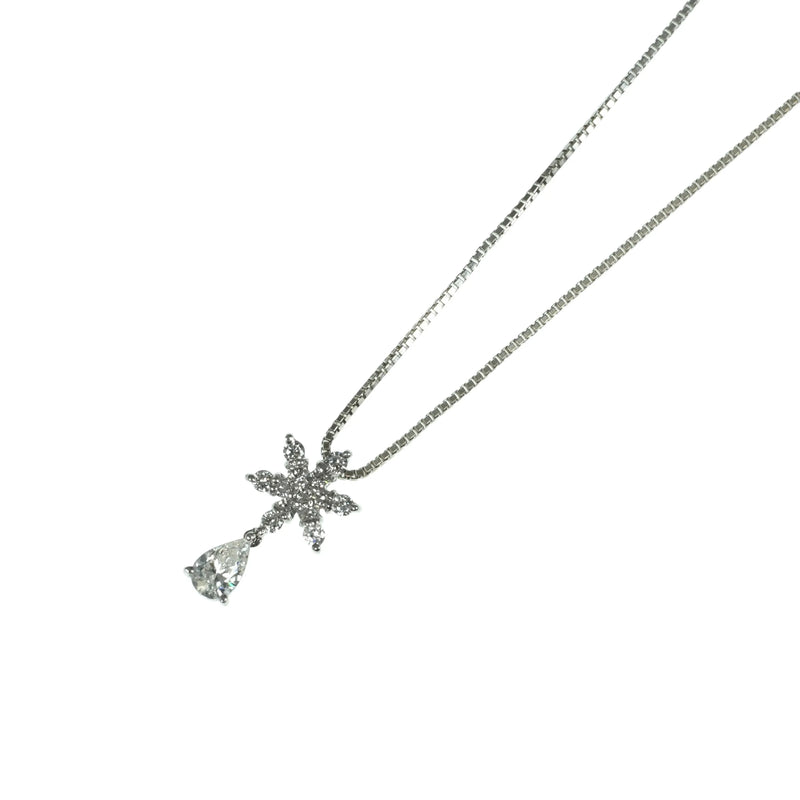 ダイヤモンド ネックレス - 18KWG