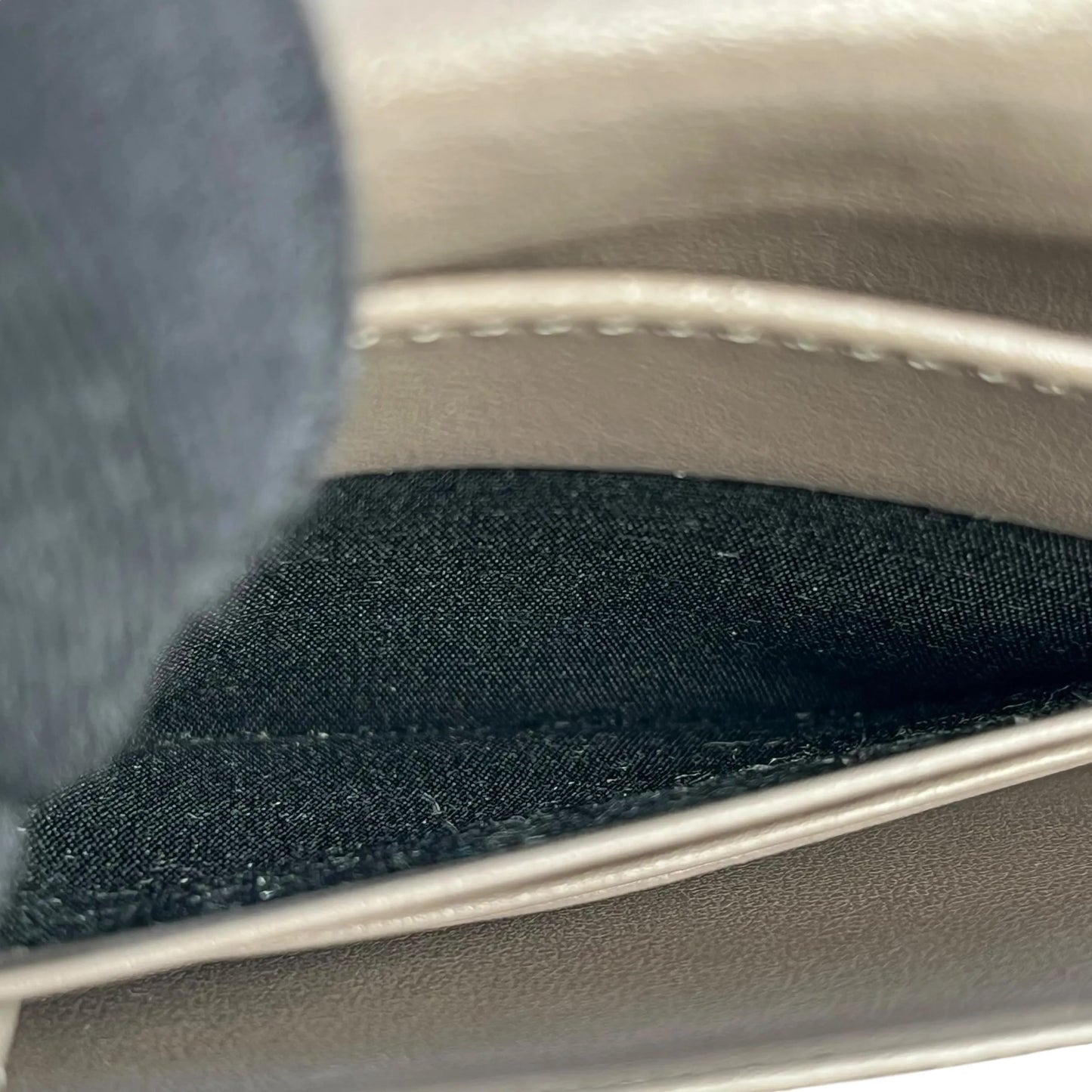 CELINE Large Flap Long Wallet - Gray 