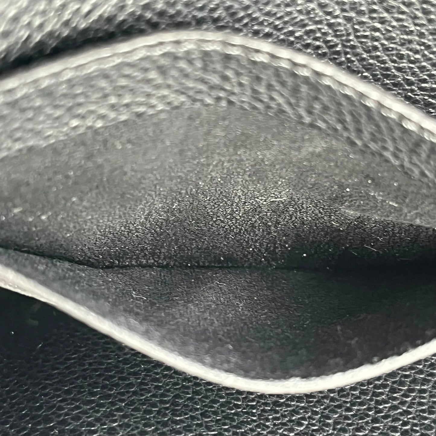 Louis Vuitton Monogram Empreinte Pochette Saint-Germain Chain Wallet - Black 