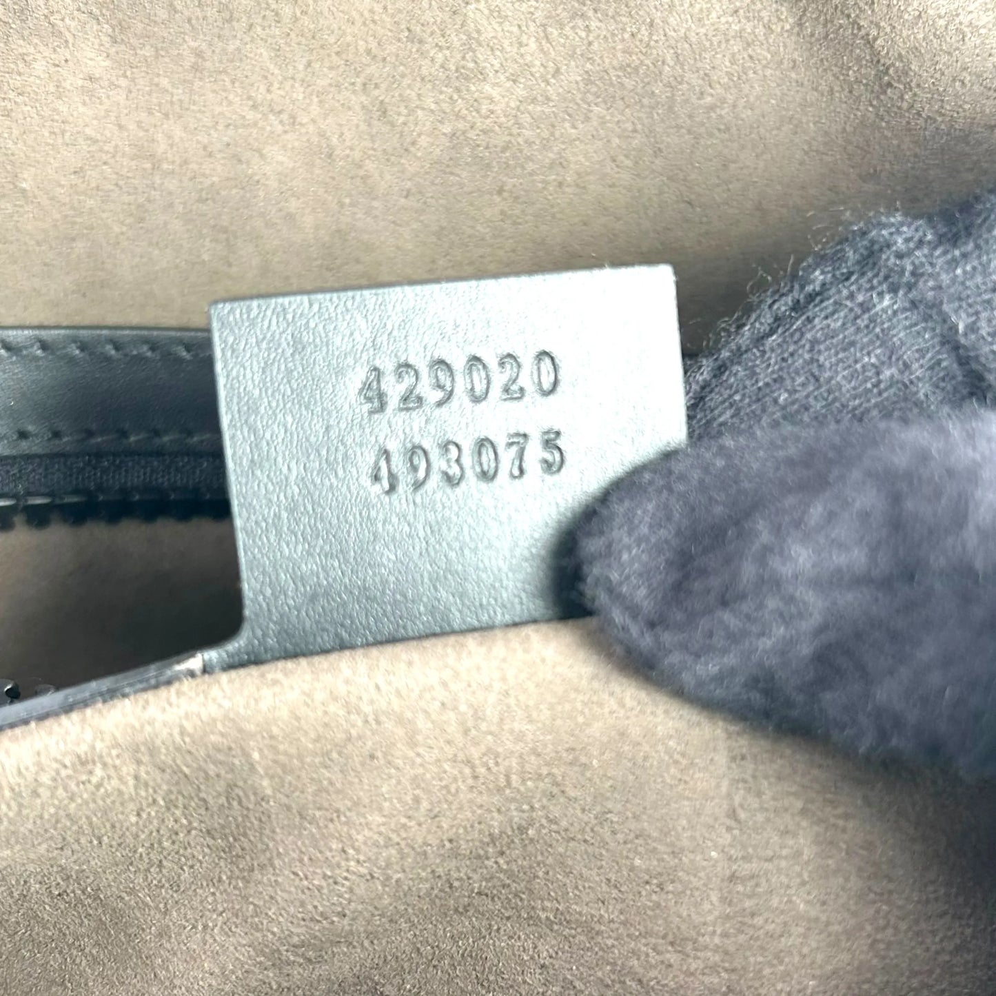 GUCCI GG Supreme Canvas Small Backpack - Beige and Black 