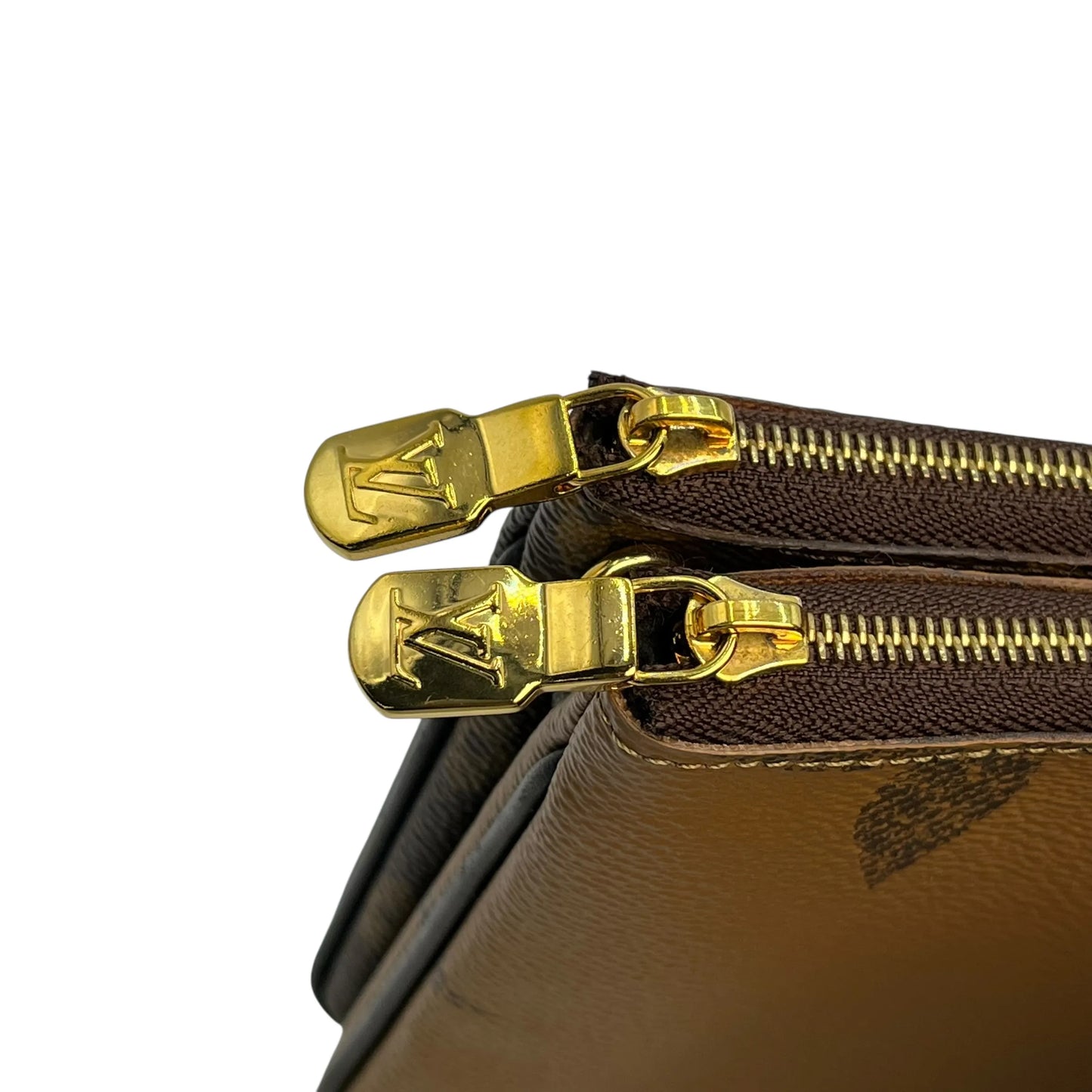 Louis Vuitton モノグラム キャンバス ポシェット アクセソワール チェーンショルダーバッグ - ブラウン × ダークブラウン