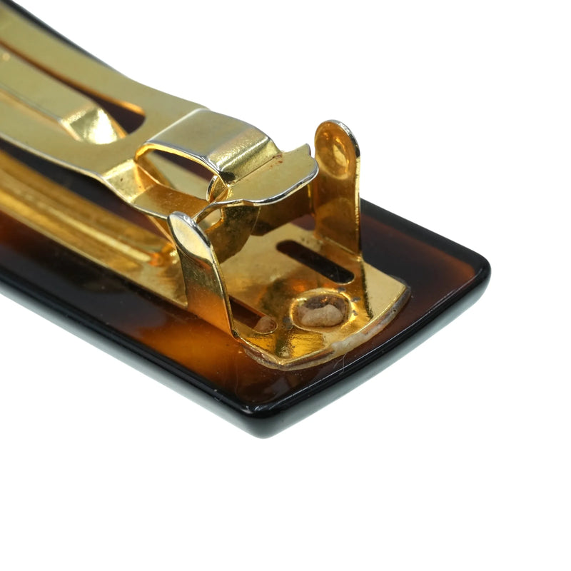 FENDI バレッタ ヘアクリップ アクセサリー - ブラウン