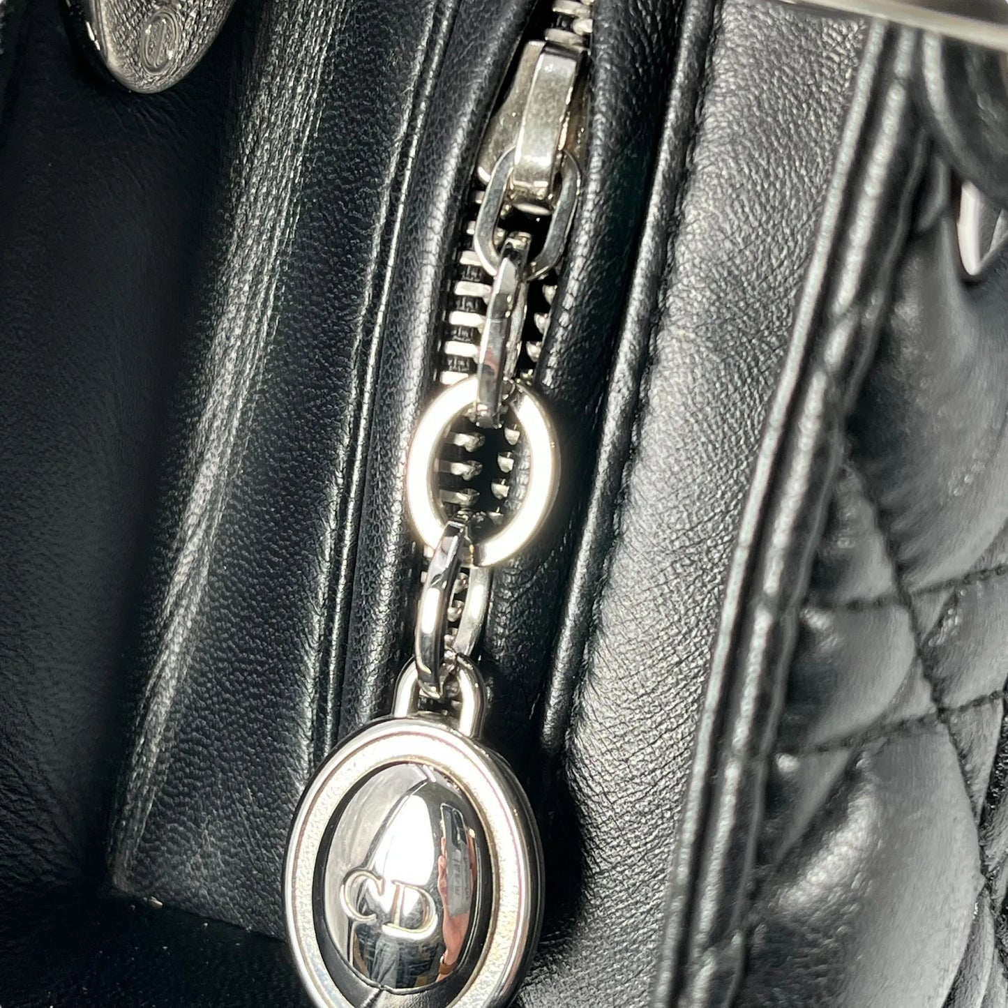 Dior Lady Dior Large Handbag - Black 