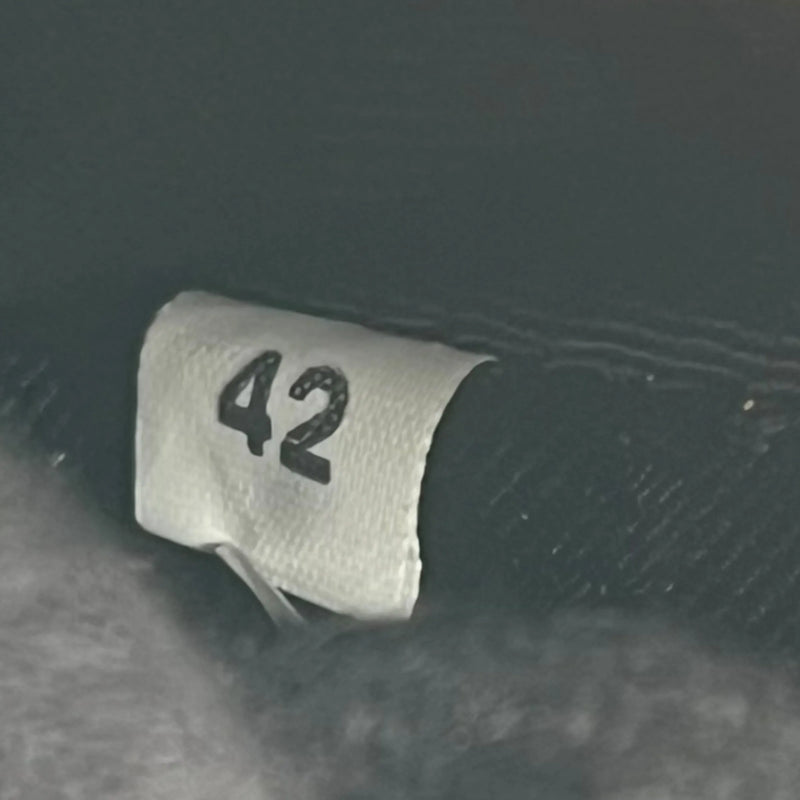 Prada Triangle Leather Clutch Bag - Yellow 