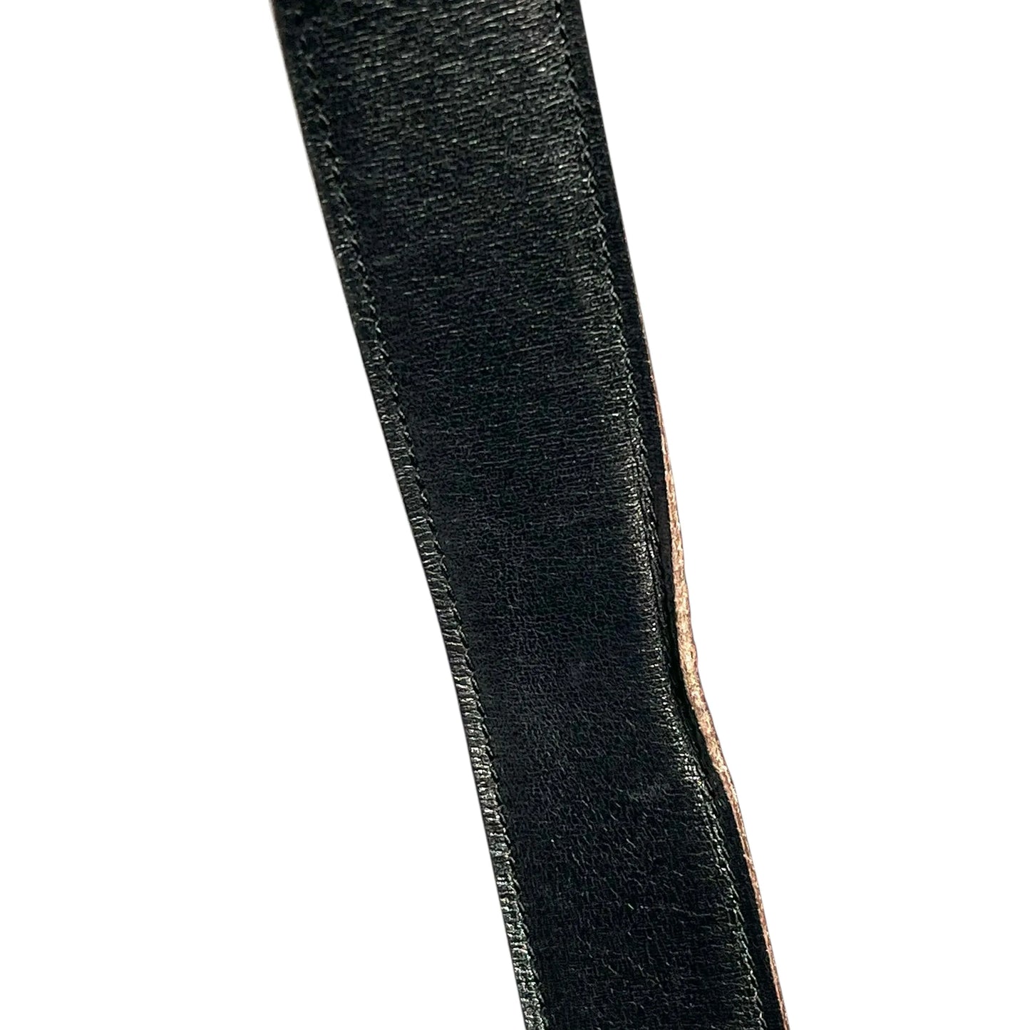 Hermès コンスタンス レザー ベルト □H刻印（2004年製）- ブラック × ブラウン