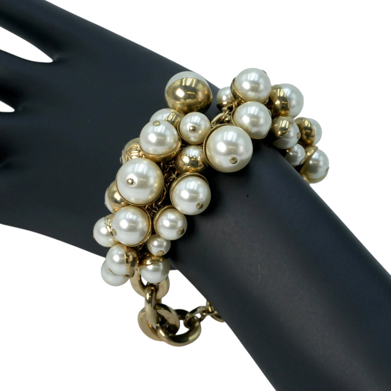 Dior パール チャーム ブレスレット - GP - 24253