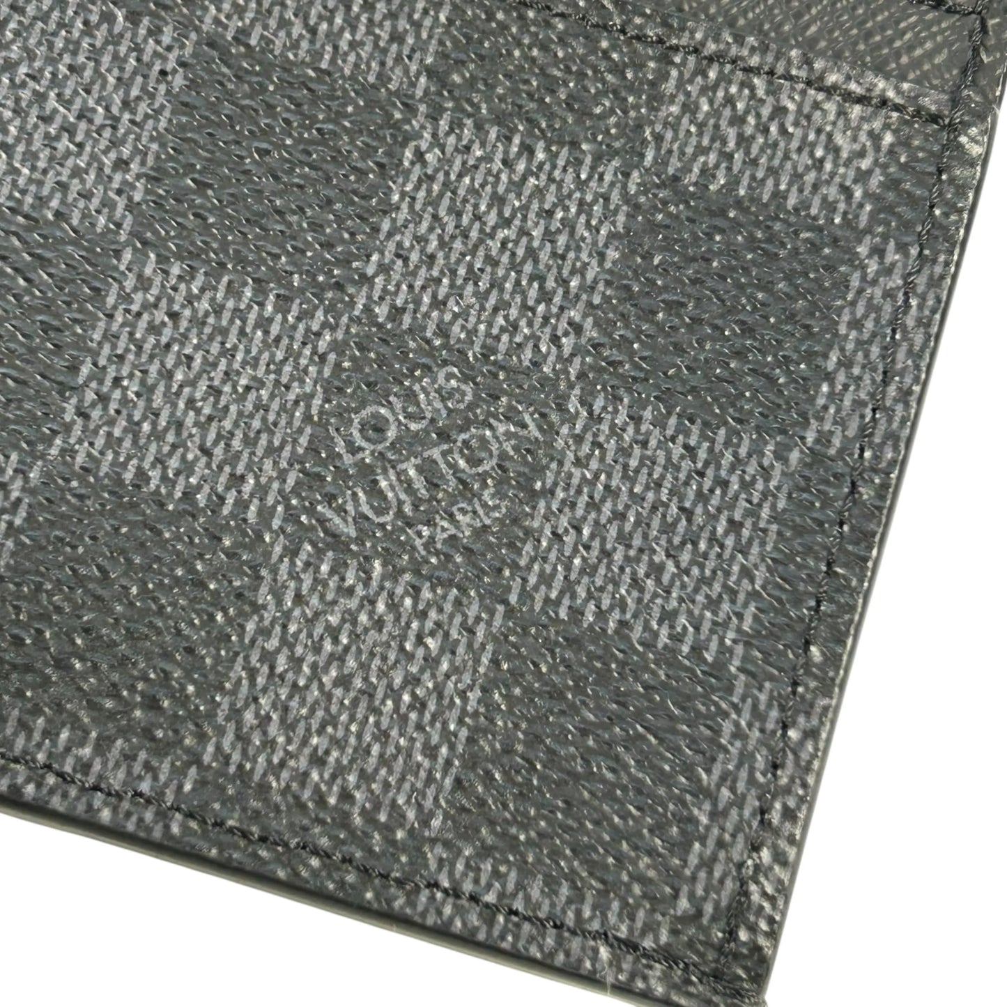 Louis Vuitton Damier Card Case and Coin Purse - Black 