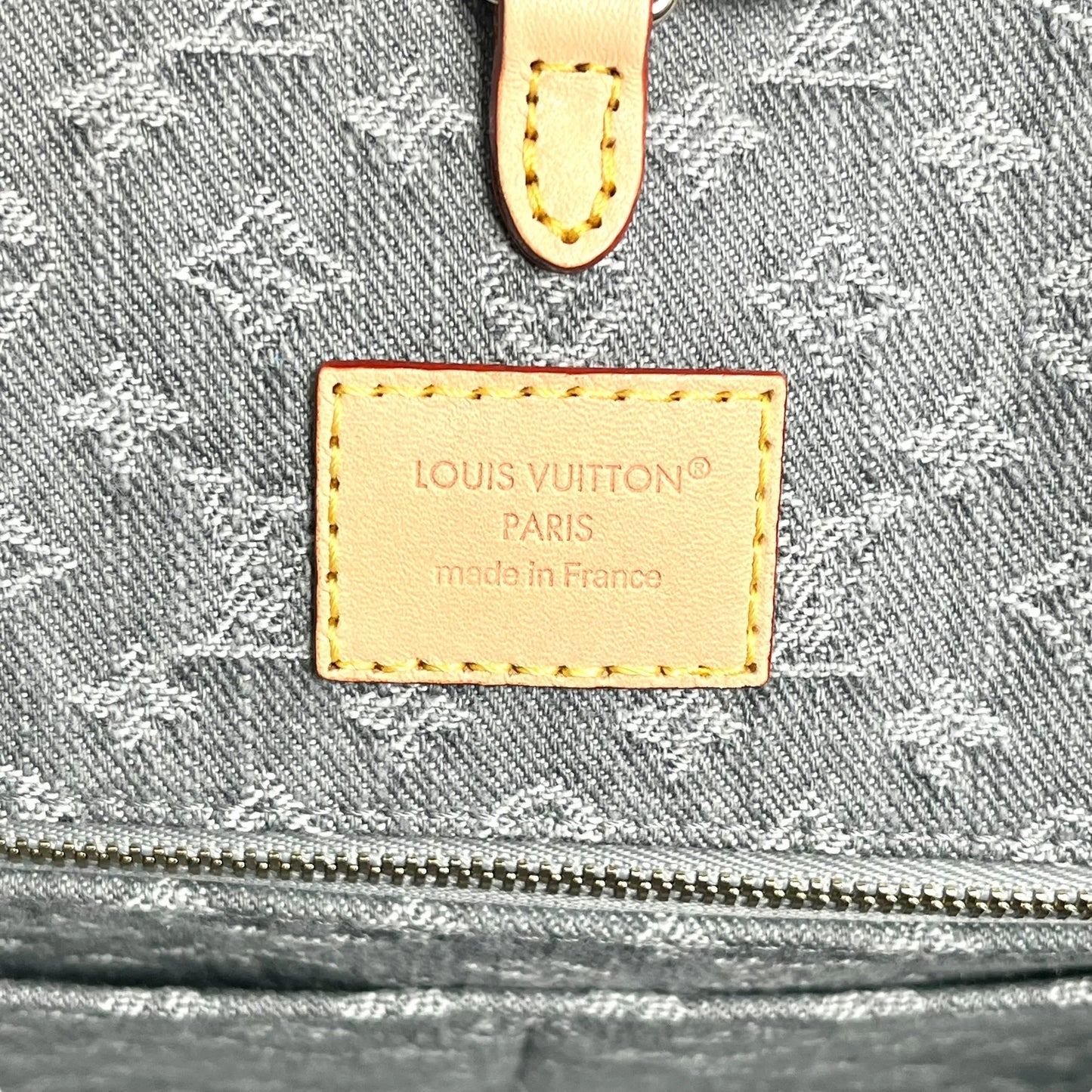 Louis Vuitton モノグラム デニム MM トートバッグ - ブルーグレー - 33685