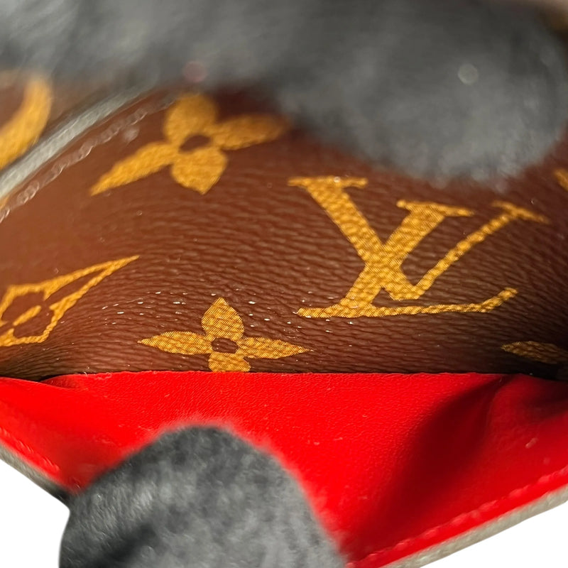 Louis Vuitton モノグラム キャンバス ポルトフォイユ サラ 長財布 ロングウォレット - ブラウン × レッド - 35056