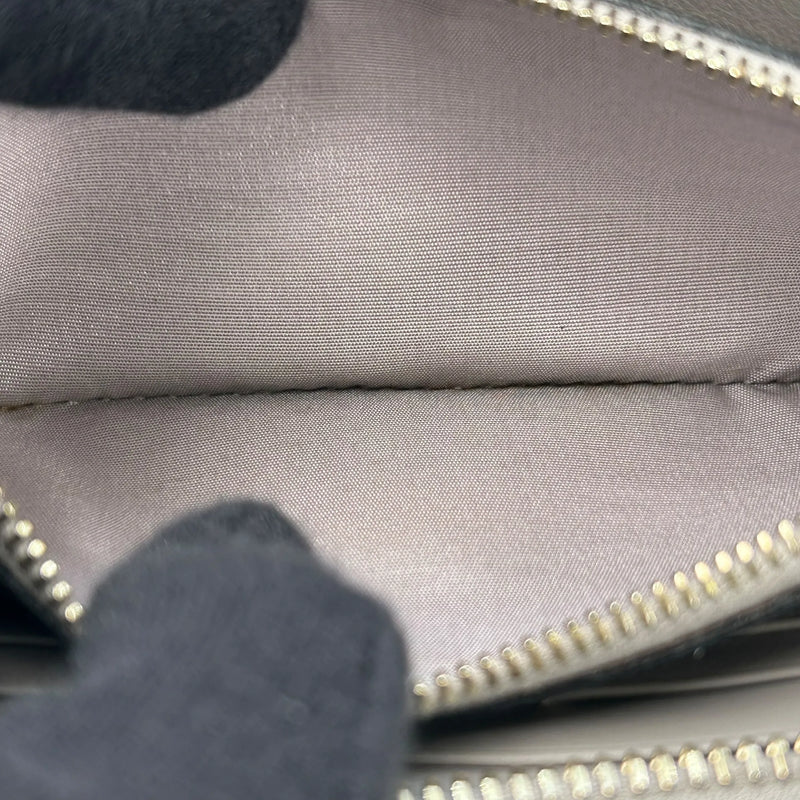 Valentino Rockstud Zip-Around Wallet - Grey 