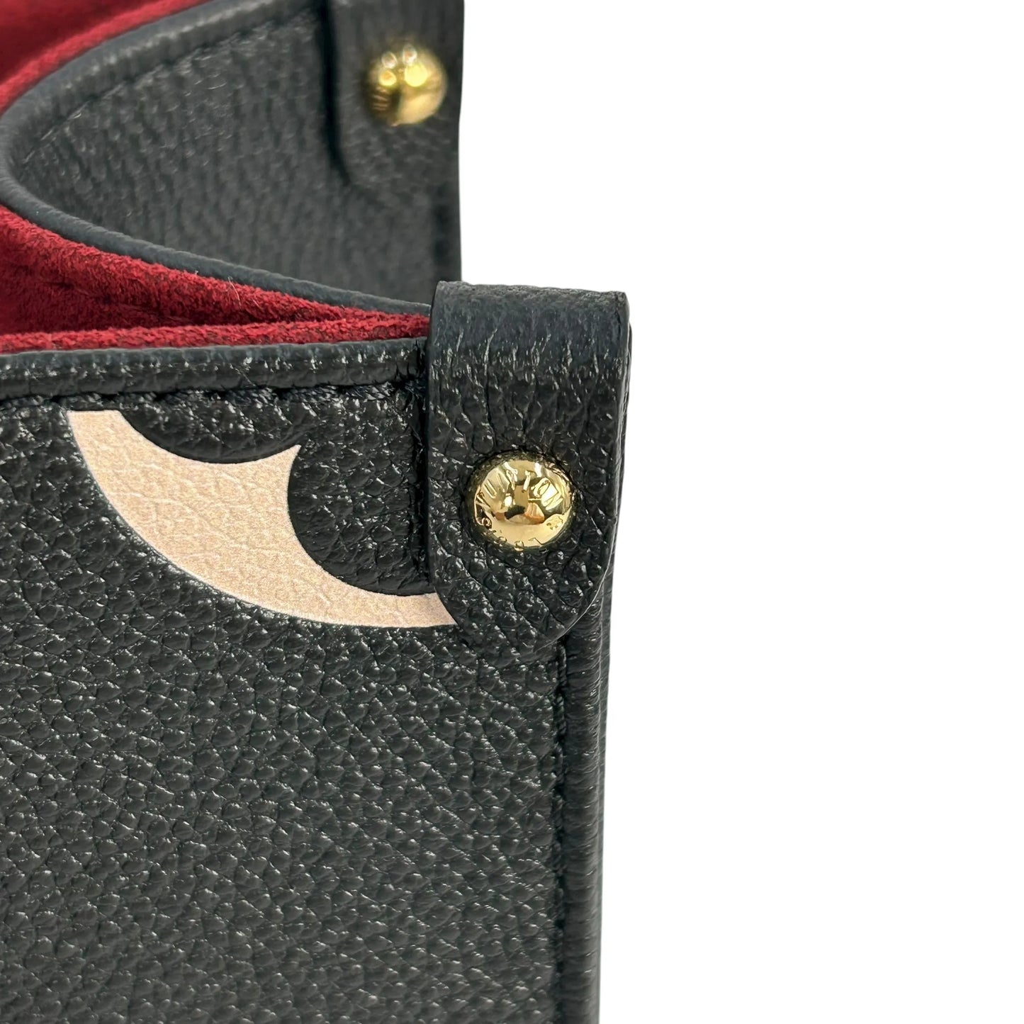 Louis Vuitton Monogram Empreinte On-the-Go PM Handbag/Shoulder Bag - Black 