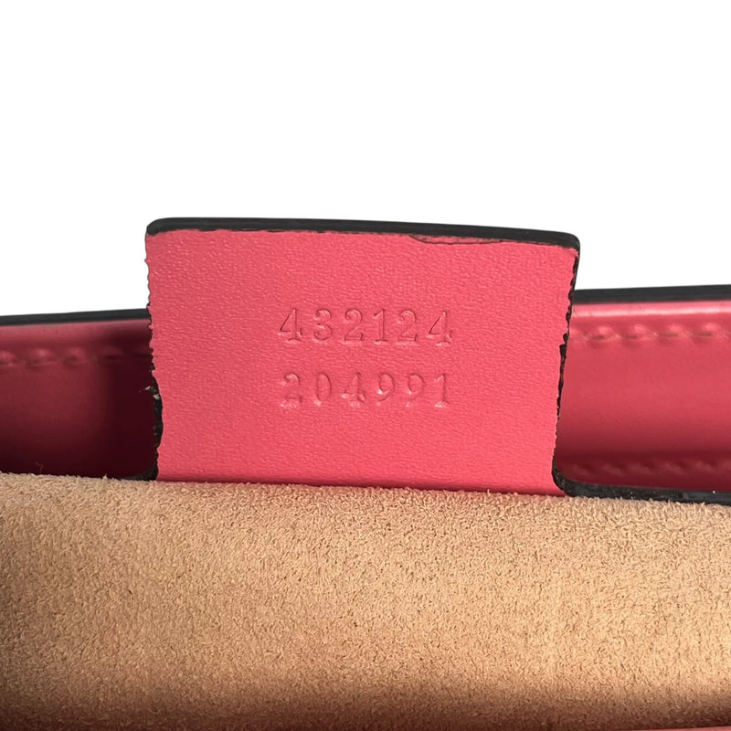GUCCI グッチシマ レザー ハンドバッグ ショルダーバッグ - ピンク