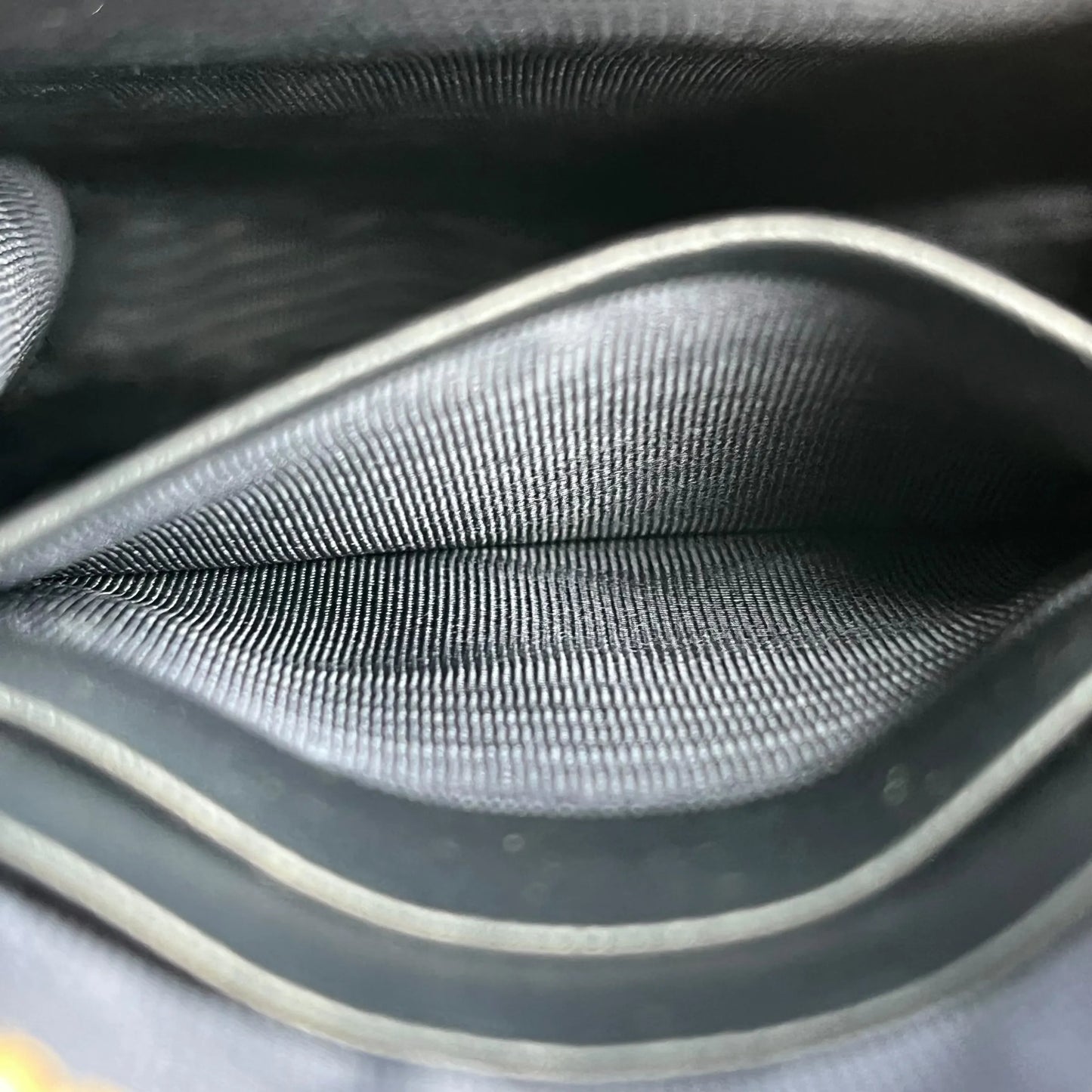 Christian Dior Montaigne Phone Case Chain Wallet - Navy 