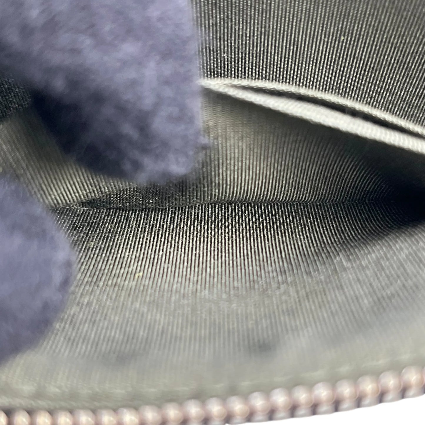 CHANEL Caviarskin Boy Double Zip Around Chain Wallet - Black 