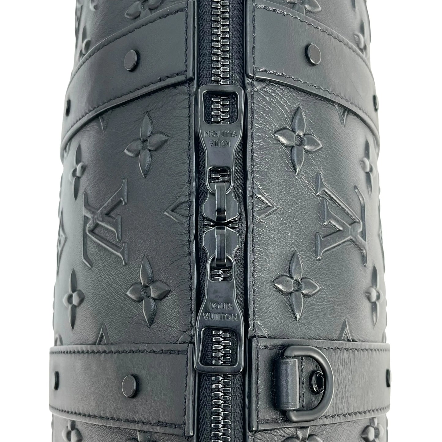 LOUIS VUITTON シティ キーポル モノグラム シール ショルダーバッグ - ブラック