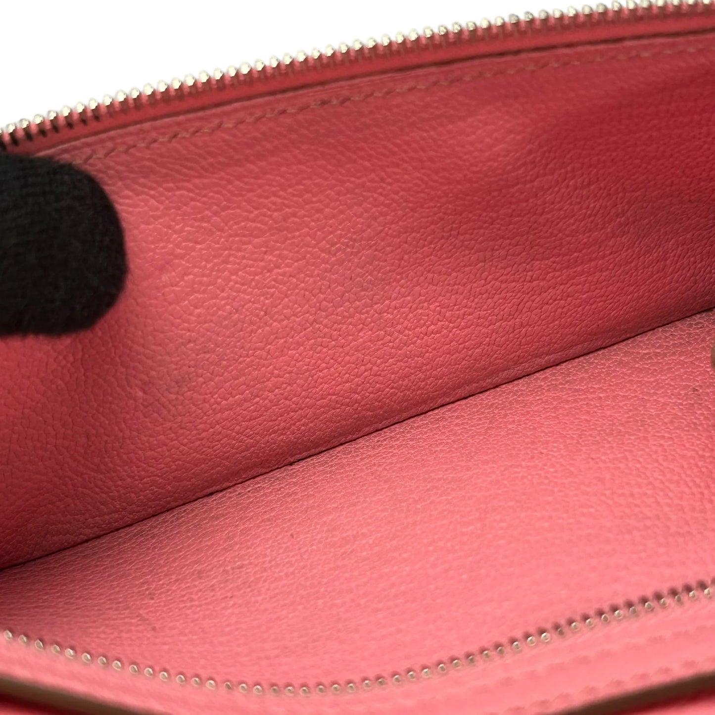 HERMES ベアン スフレ レザー □R刻印(2014年製)  ロングウォレット - ピンク