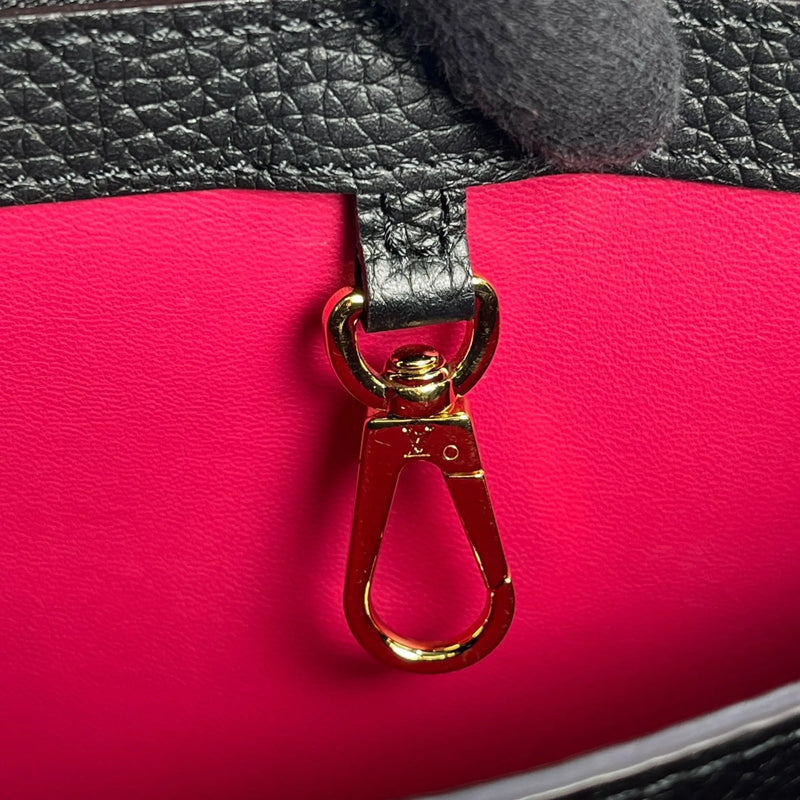 LOUIS VUITTON Capucines BB Handbag/Shoulder Bag - Black 