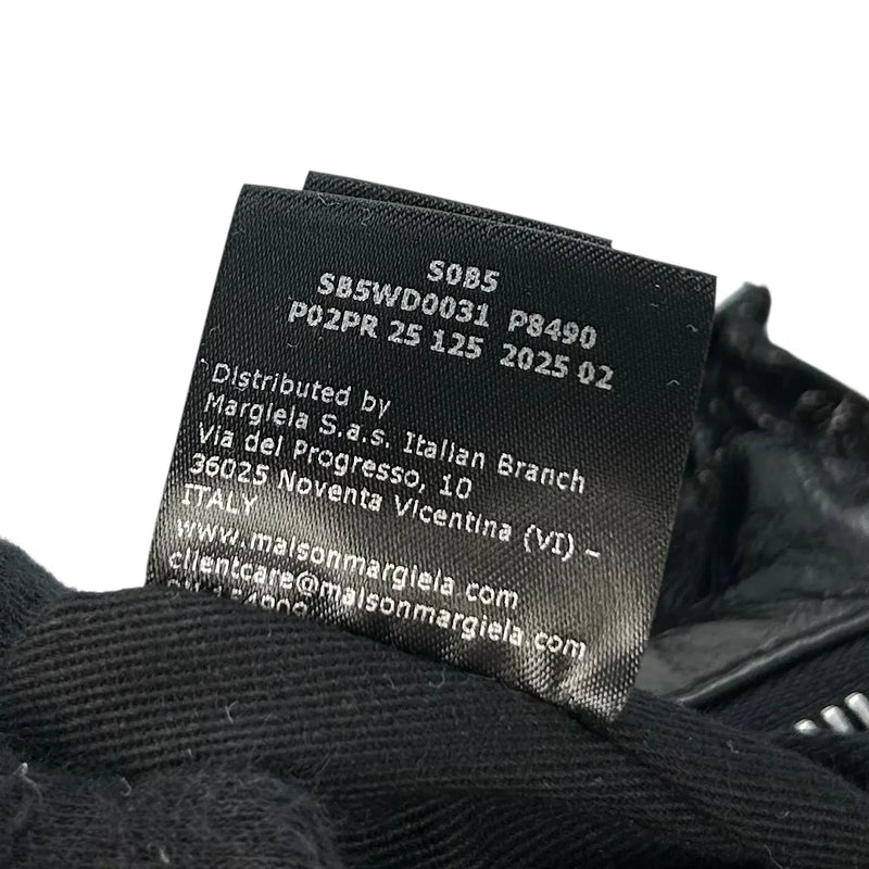 Maison Margiela Leather Shoulder Bag - Black 