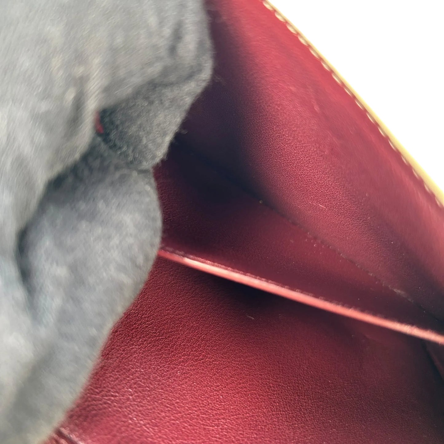 SAINT LAURENT Cassandra Leather Chain Shoulder Bag - White 