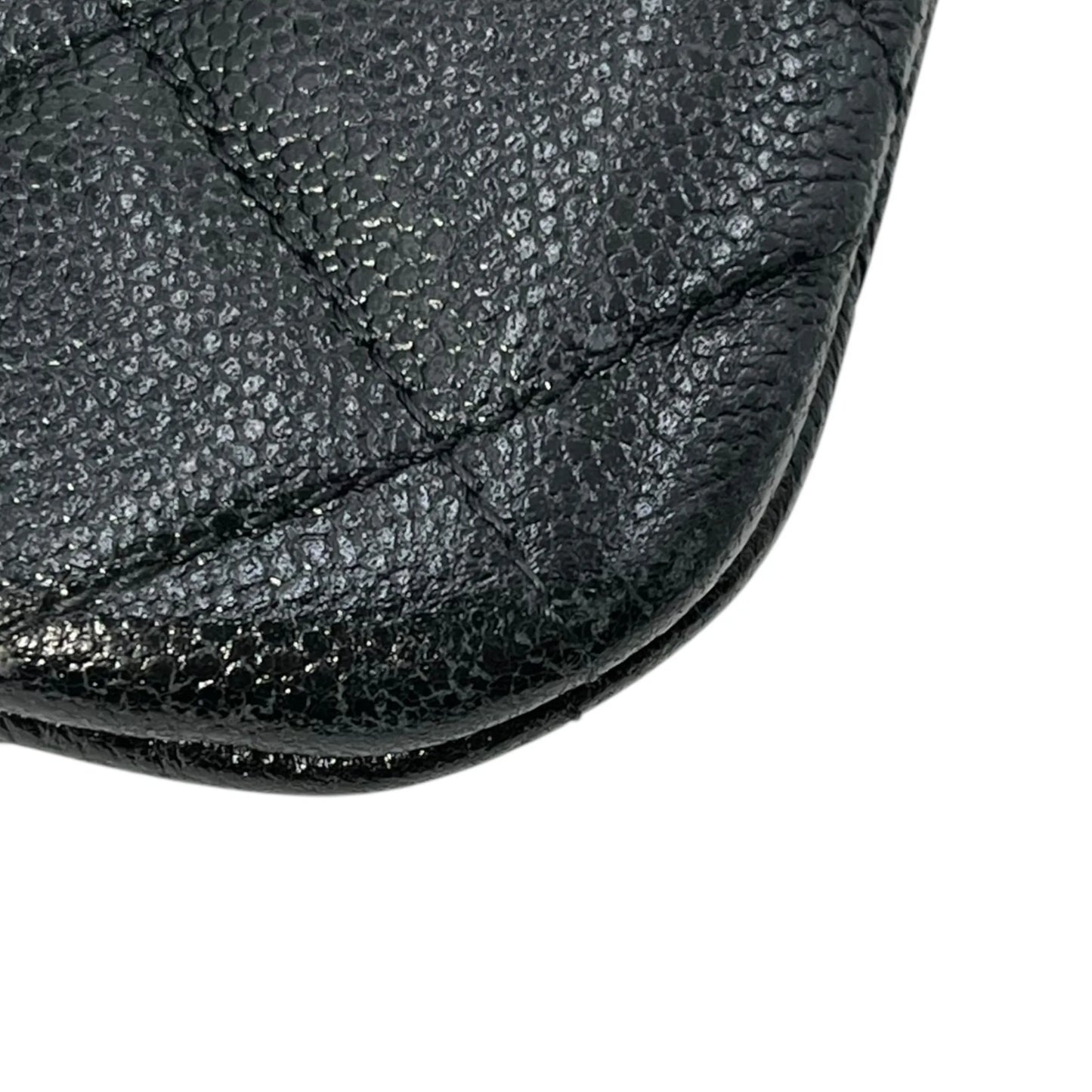 CHANEL キャビアスキン クラシック ジップ コインケース - ブラック