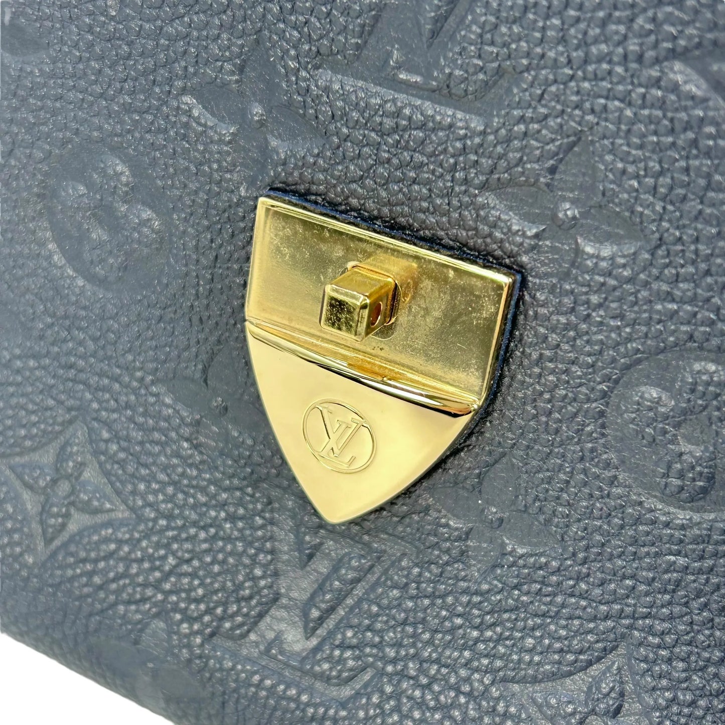 LOUIS VUITTON Saint-Sulpice PM Monogram Empreinte Shoulder Bag - Navy